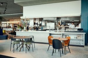 Olympic Hotel Rosval open keuken